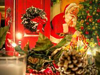Christmas Cards on the Fireplace