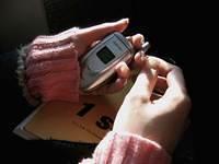 phone in hands
